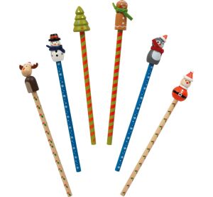 small foot Christmas pencil